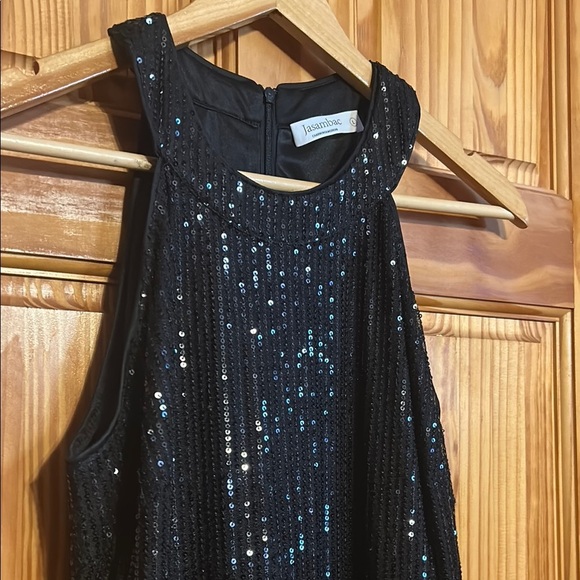 Black Sequin Dress - Picture 3 of 12